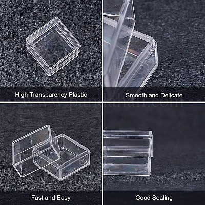 Contenitori di perline di plastica in polistirene&nbsp;CON-BC0004-24A-1