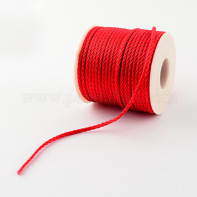 Nylon Thread, Red, 2mm, 40yards/roll