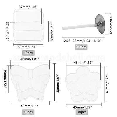 Homemade Candle Kit Includes 10pcs Candle Cups & 100pcs Candle Wicks Candle  Making DIY Kit Clear Tealight Candle Holder Cup 