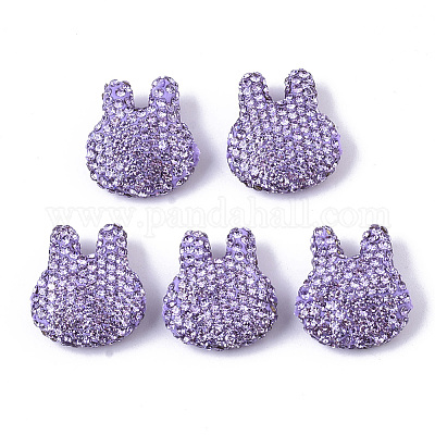Handgemachte Fimo-Perlen Strass&nbsp;RB-T017-08C-1