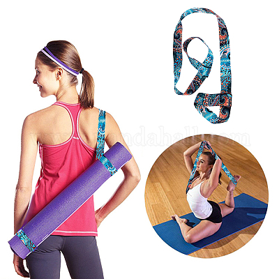 Wholesale GORGECRAFT 2PCS 61 Inch Yoga Mat Strap Multi-Purpose Adjustable Yoga  Mat Carrier Straps Sling Band Suitable for Carrying All Yoga Mats(Blue) 