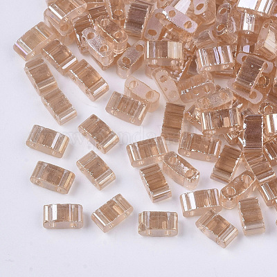 2-hole perline di vetro&nbsp;SEED-S023-36B-01-1