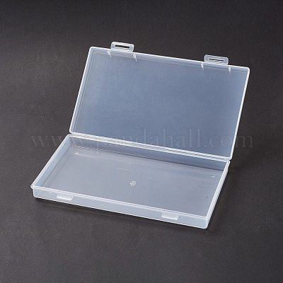 Cajas planas de plastico transparente por mayor para bisuterías -