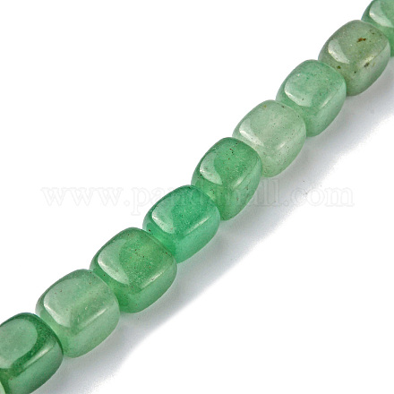 Natürlichen grünen Aventurin Perlen Stränge G-F743-02G-1