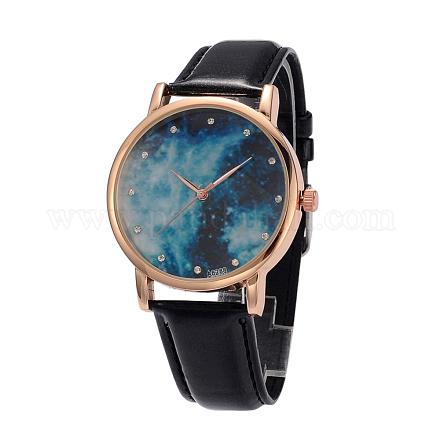 Женские кварцевые наручные часы с звездным небом из нержавеющей стали WACH-O004-03D-1