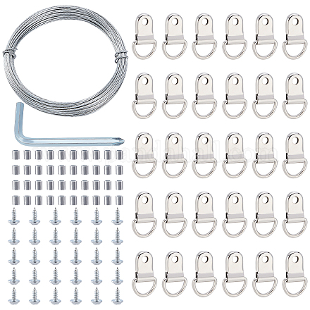 Steel Wire Assorted Findings Kit FIND-WH0096-15-1