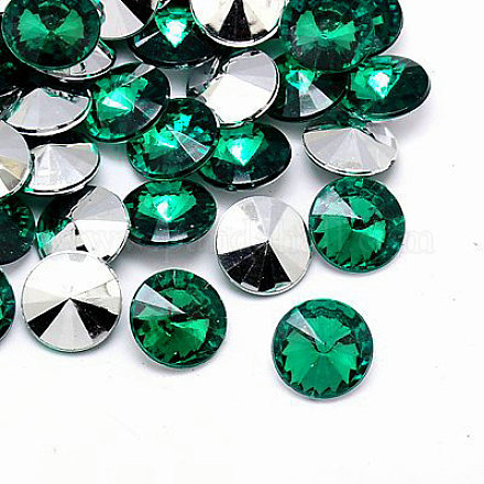 Cabuchones de diamante de imitación de acrílico de Taiwan imitación GACR-A004-14mm-09-1