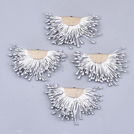 Algodon poli (poliéster algodón) decoraciones colgantes borla FIND-T041-15-1