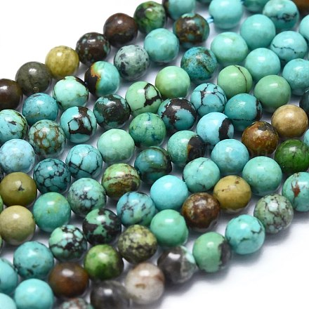 Chapelets de perles en turquoise naturelle G-K305-01-B-1