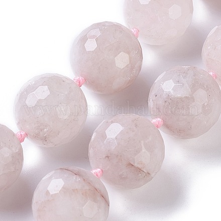Chapelets de perles de quartz naturel G-E524-07-25mm-1