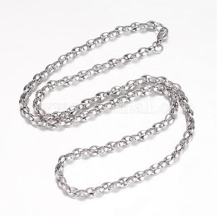 304 Stainless Steel Necklace MAK-K062-03P-A-1