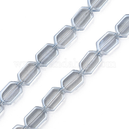 Chapelets de perles en verre électroplaqué EGLA-N008-017-C03-1