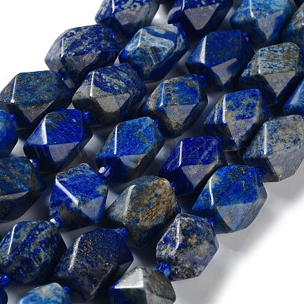 Chapelets de perles en lapis-lazuli naturel G-C182-20-02-1