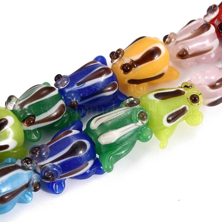 Handgemachte Murano Glas Perlen Stränge LAMP-I022-13-1