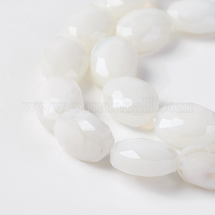 Electroplate Glass Beads Strands EGLA-J107A-E29-1