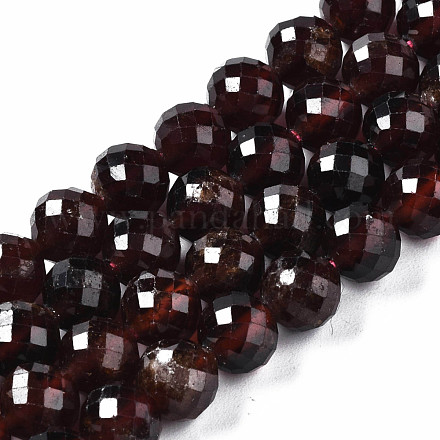 Natural Orange Garnet Beads Strands G-T108-60-1