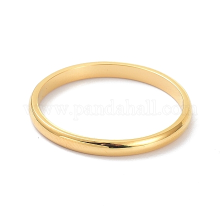 Кольцо на палец с полированным куполом толщиной 2 мм для девочек и женщин X-RJEW-C012-05F-G-1