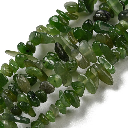 Natürliche Jade Perlen Stränge G-G0003-B38-1