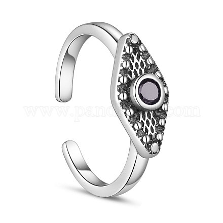 Shegrace ajustable 925 anillos de dedo de plata de ley tailandesa JR645A-1