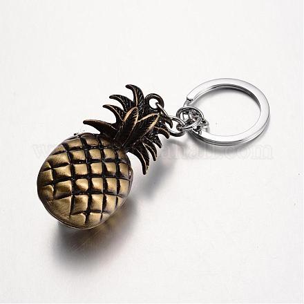 Pineapple Alloy Keychain KEYC-M019-25AB-1