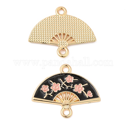 Alloy Enamel Connector Charms FIND-C037-05A-G-1