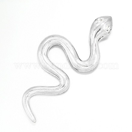 Tibetan Style Snake Alloy Big Pendants PALLOY-J514-42AS-1