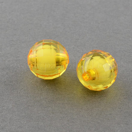 Perles en acrylique transparente TACR-S086-12mm-07-1