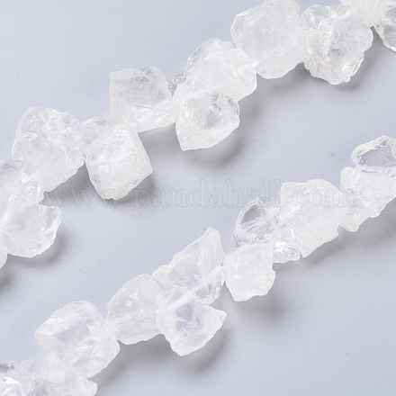 Natural Quartz Crystal Beads Strands G-I283-D06-1