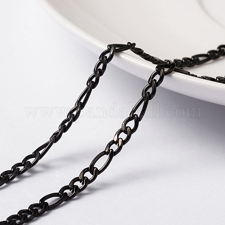 304 Stainless Steel Figaro Chains CHS-H007-30B-1