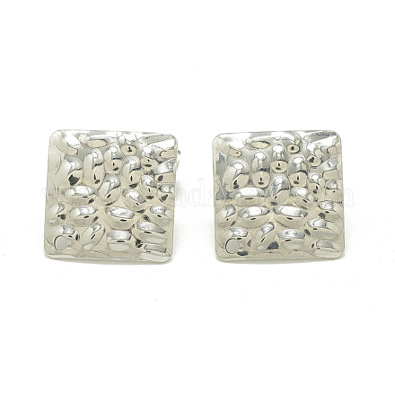 304 Stainless Steel Stud Earring Findings X-STAS-Q225-01A-1