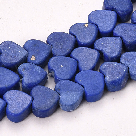 Lapis lazuli filamentos sintético Cuentas G-Q468-75-6mm-1