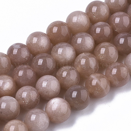 Natural Sunstone Beads Strands X-G-N327-01B-03-1