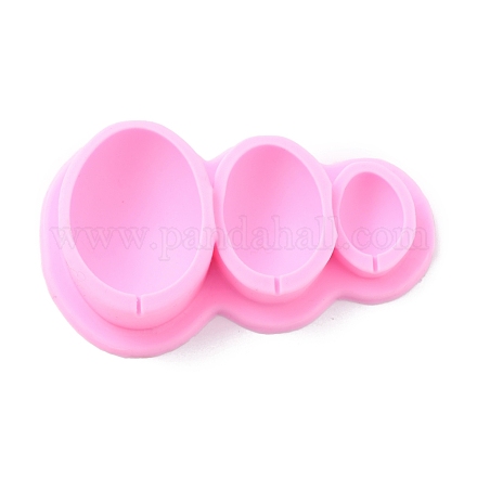 Moules en silicone de qualité alimentaire à thème de Pâques X-DIY-C019-01-1