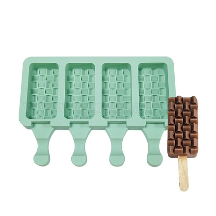 Moldes de silicona para helados rectangulares diy de grado alimenticio DIY-D062-05A-1