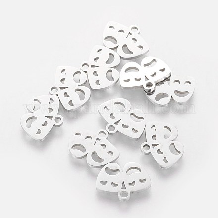 304 Stainless Steel Charms STAS-Q201-T156-1