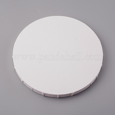 Плоский пустой холст круглой формы DIY-WH0161-18-1