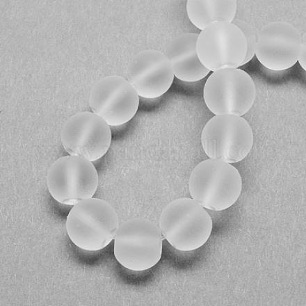 Chapelets de perles en verre transparente   X-GLAA-S031-16mm-13-1