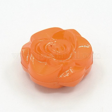 Opaque Plastic Acrylic Flower Beads MACR-J094-05-1