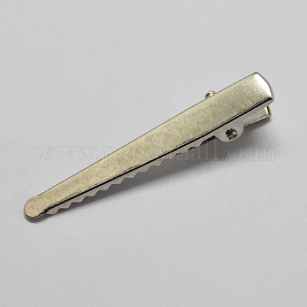Iron Alligator Hair Clip Findings X-IFIN-S292-5cm-1