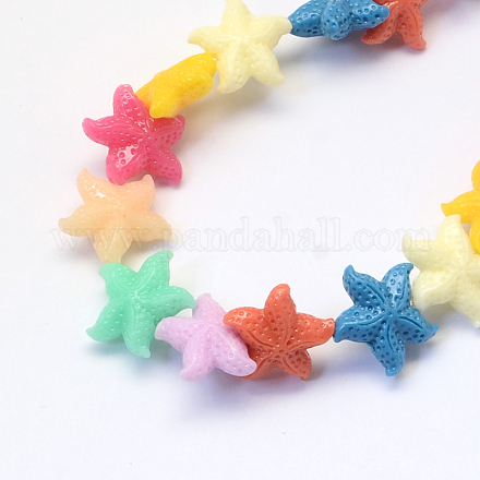 Dyed Synthetic Coral Beads CORA-Q023-07-1