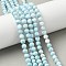 Natural Larimar Beads Strands, Smooth Round, 6mm, Hole: 1mm, about 65pcs/strand, 15.35''(39cm)