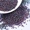 MIYUKI Round Rocailles Beads, Japanese Seed Beads, 11/0, (RR1013) Silverlined Dark Smoky Amethyst AB, 11/0, 2x1.3mm, Hole: 0.8mm, about 1111pcs/10g