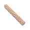 Cobblestone/Oval Pattern Wooden Rolling Pin, for Baking Embossed Cookies, Kitchen Tool, PeachPuff, 150x20mm