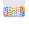 10 Grids 10 Colors Wax Granule Set, Sealing Wax Particles Kits for Retro Seal Stamp, Star, Mixed Color, 125x65mm