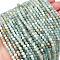 Natural Flower Amazonite Beads Strands, Round, Grade A, 3mm, Hole: 0.5mm, about 136pcs/strand, 15.87''(40.3cm)