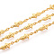 Ocean Theme Brass Fish Link Chains, Soldered, with Spool, Real 18K Gold Plated, Fish: 15.5x5x2mm