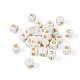 Biyun 52pcs 26 perles de silicone écologiques de qualité alimentaire SIL-BY0001-05-3