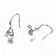 Brass Earring Hooks KK-S356-137P-NF-1