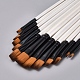 Set di pennelli per manico in legno, per pittura ad olio ad acquerello, bianco, 17.6~21.6x0.48~0.95cm, 12 pc / set