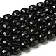 Brins de perles d'onyx noir naturel (teints et chauffés) G-K351-A02-01-1